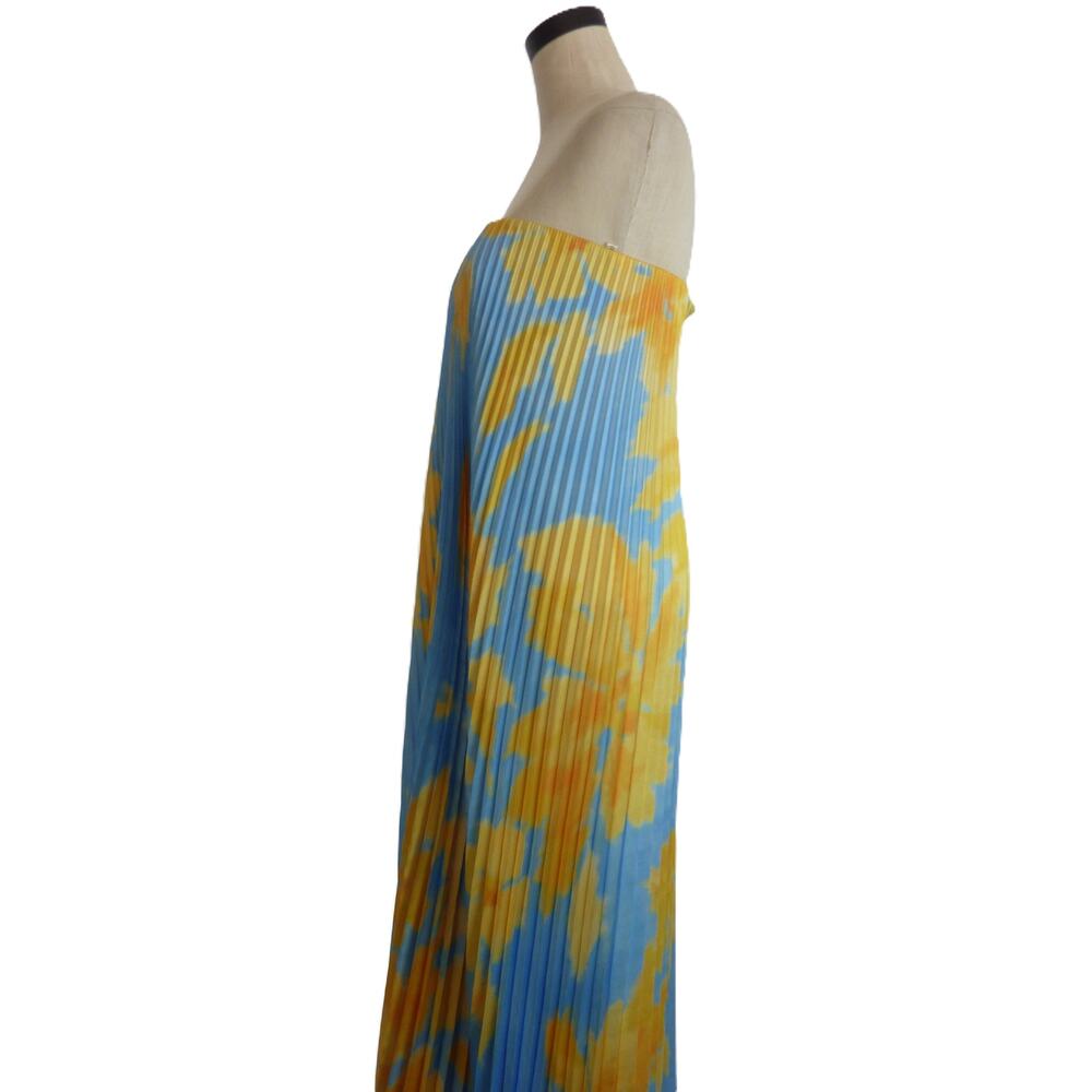 Blue and Yellow Maxi Dress - Picture 5 of 8